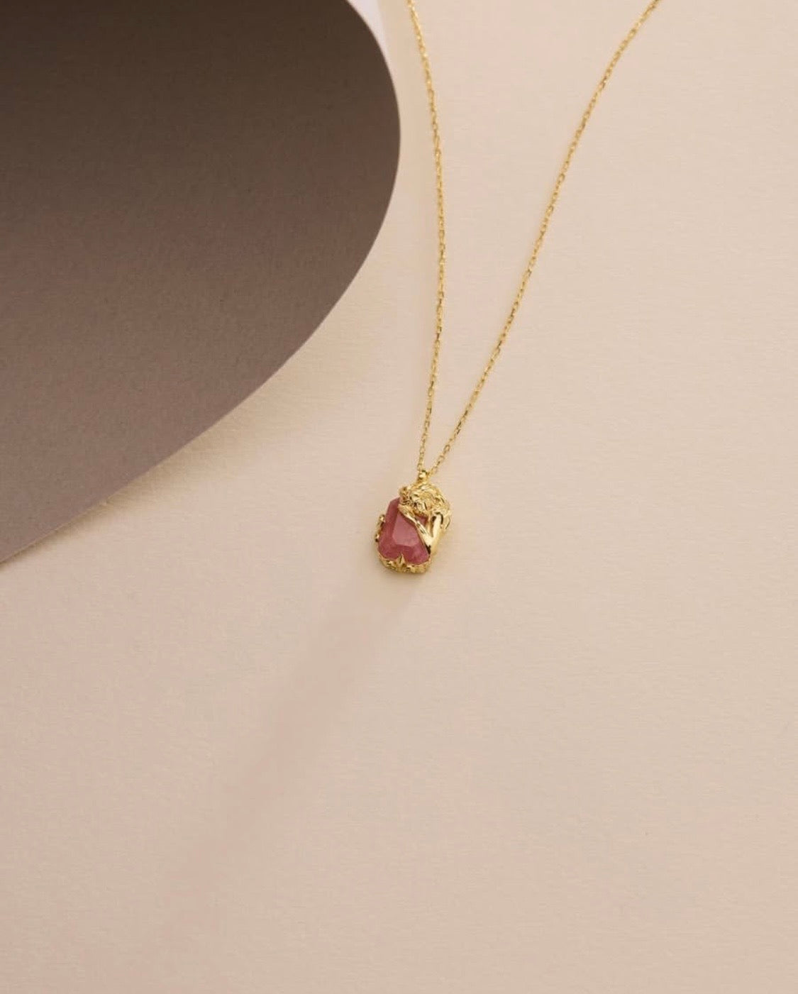 Pink Stone Necklace