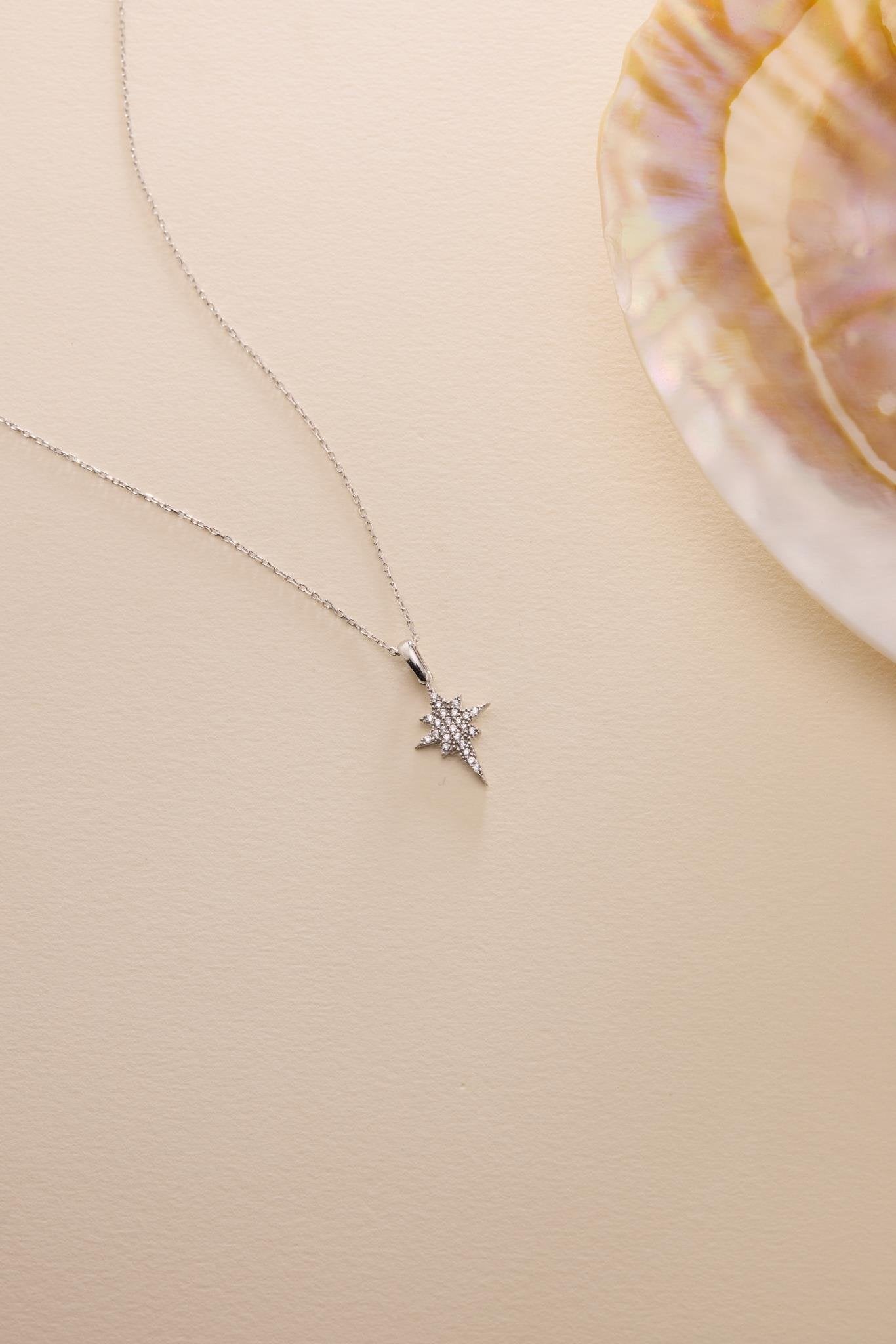 Minimalist North Star Necklace