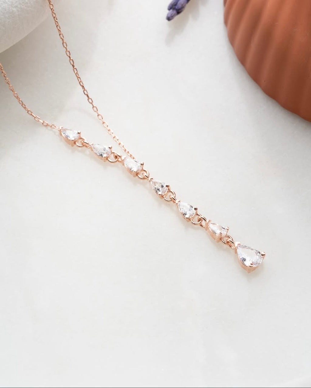 Rose cascade Necklace