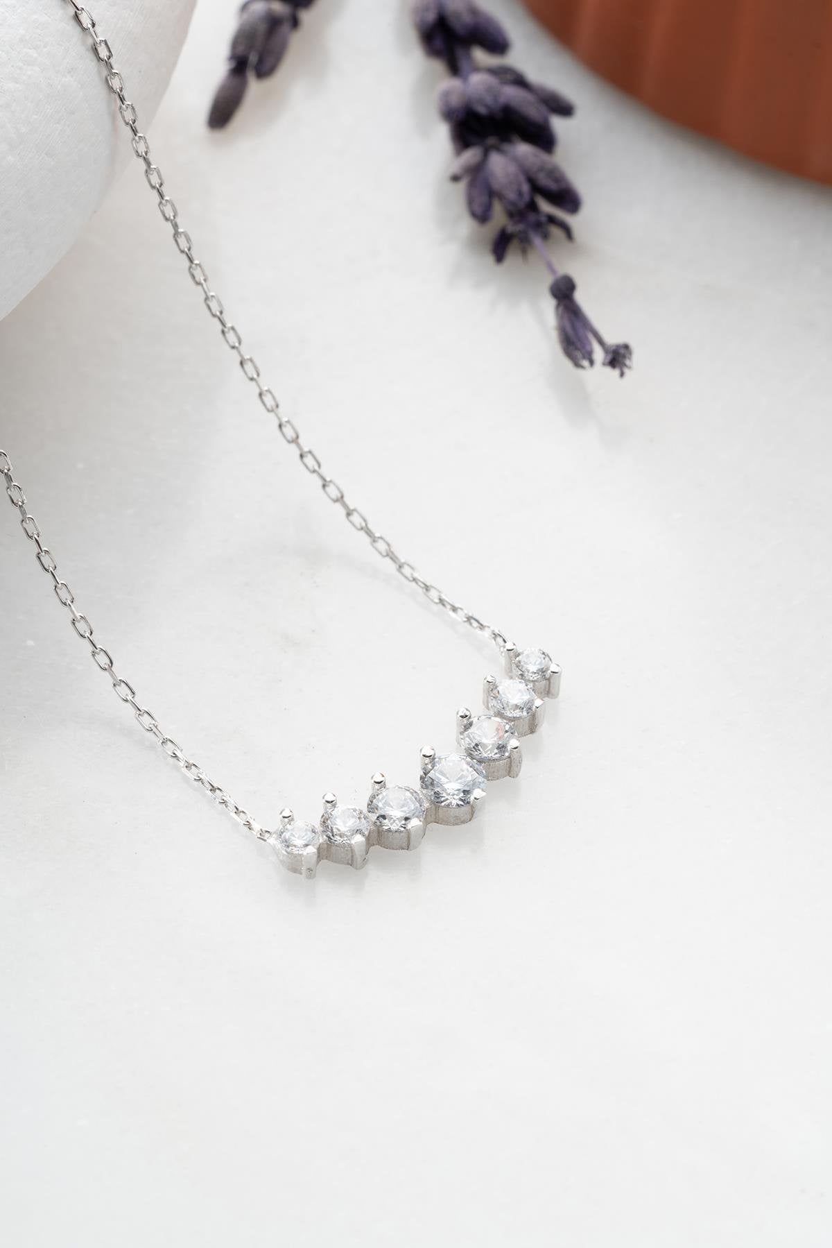 Zircon Stone Necklace