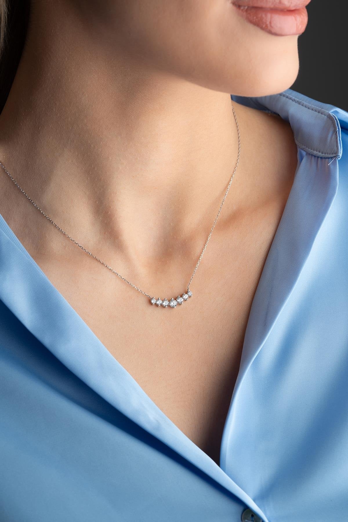 Zircon Stone Necklace