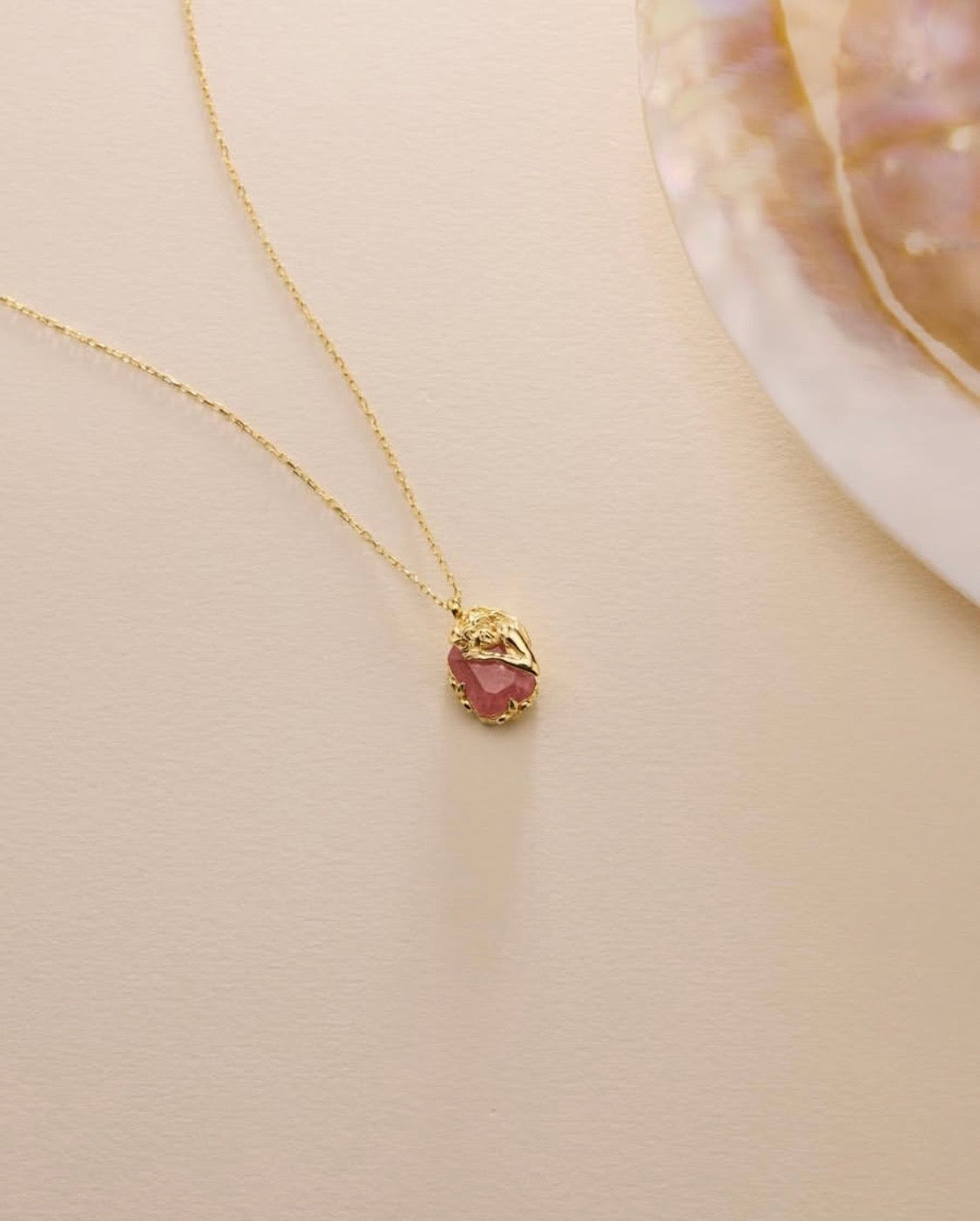 Pink Stone Necklace