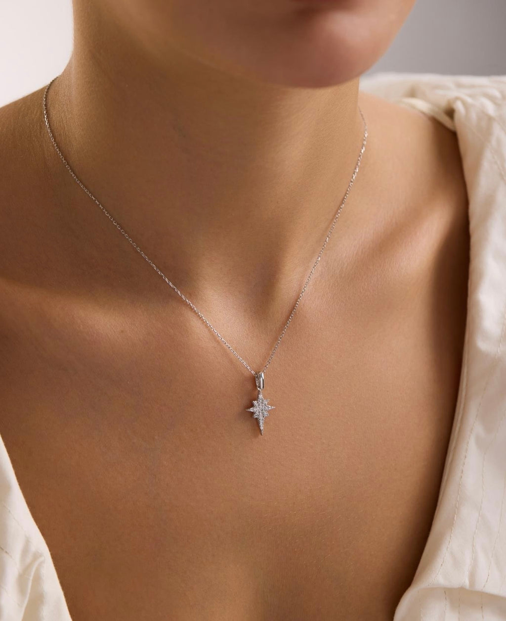 Minimalist North Star Necklace