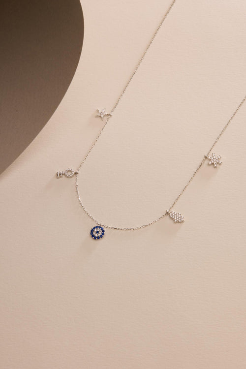 5-Figure Lucky Charm Necklace