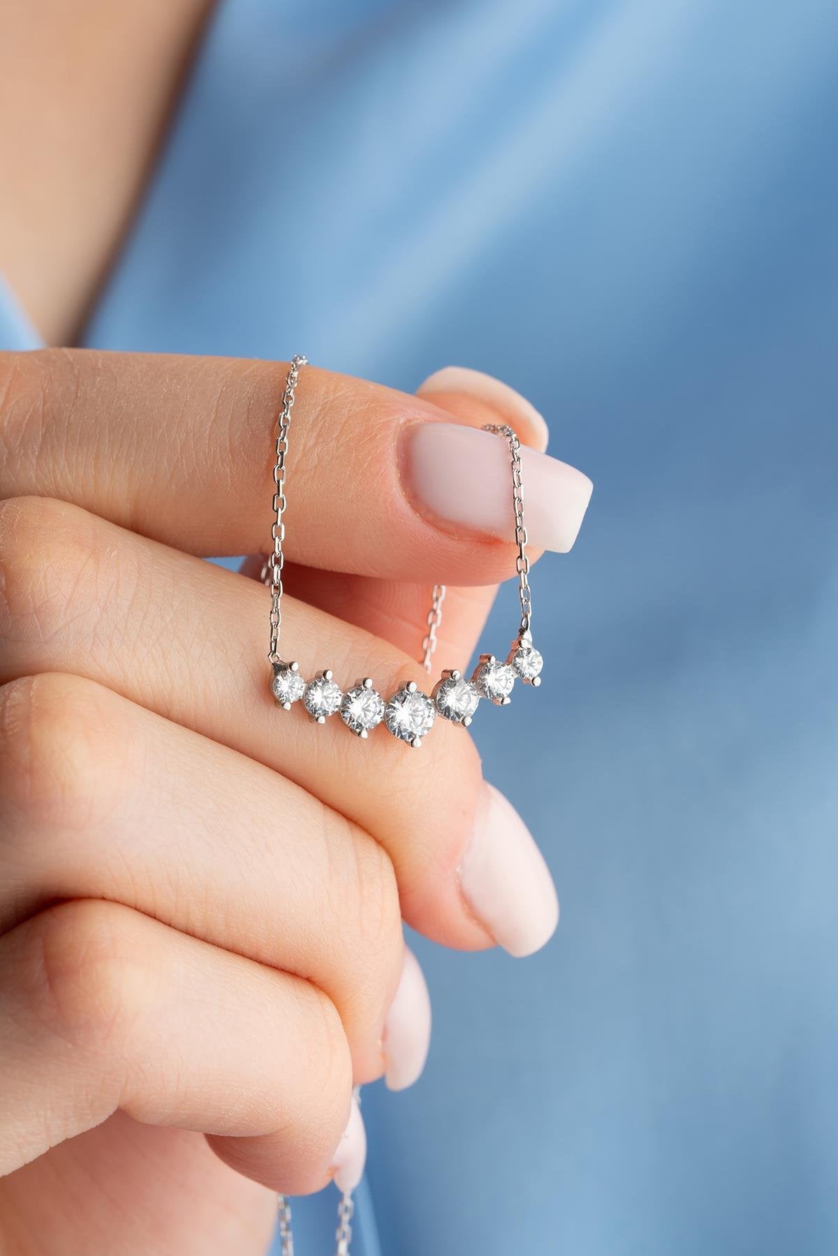 Zircon Stone Necklace