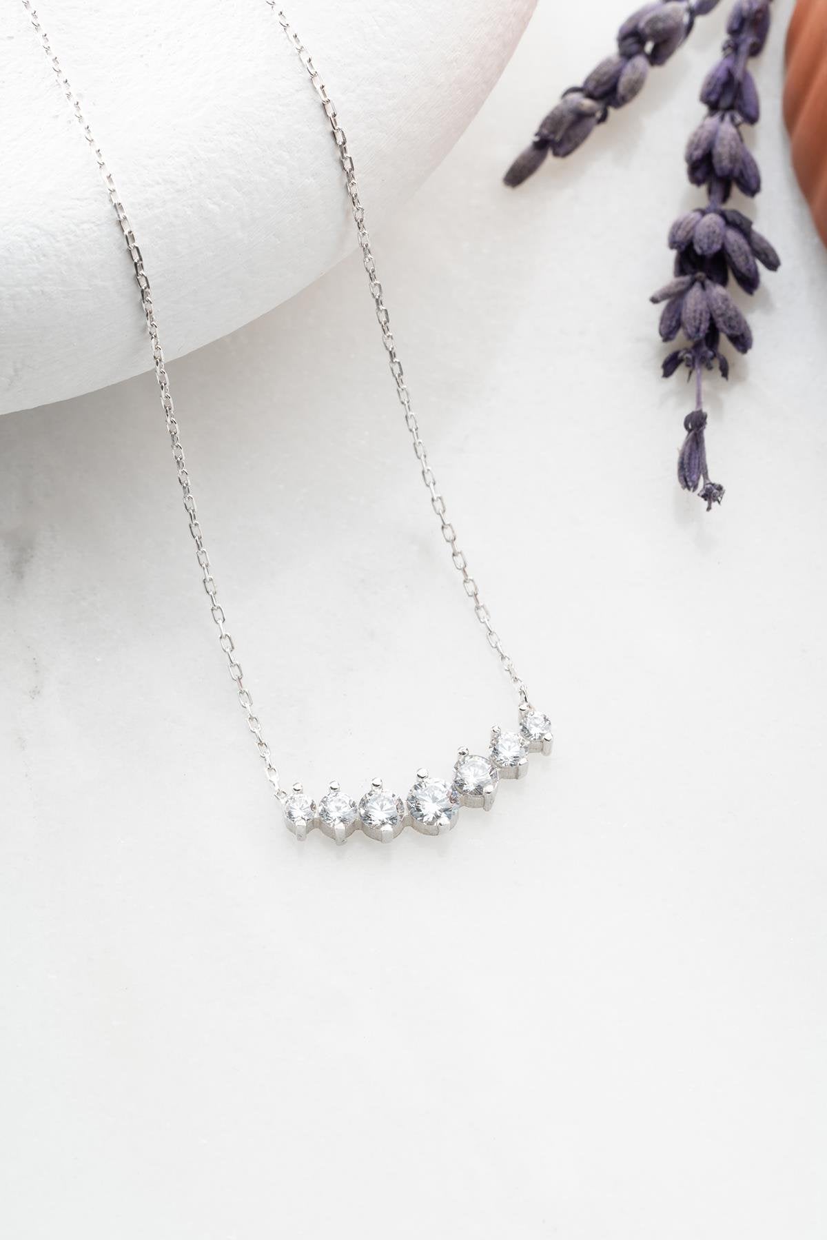 Zircon Stone Necklace