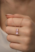 Pink Stone Cat Set